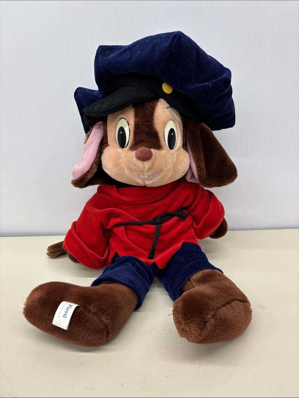 Vintage 1986 FIEVEL An American Tail 22" Plush Stuffed Mouse for Sears by Caltoy
